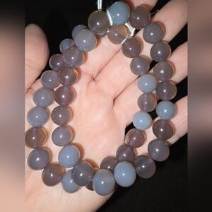 10mm Natural Smoke Purple Agate Bracelet ON SALE 🔥